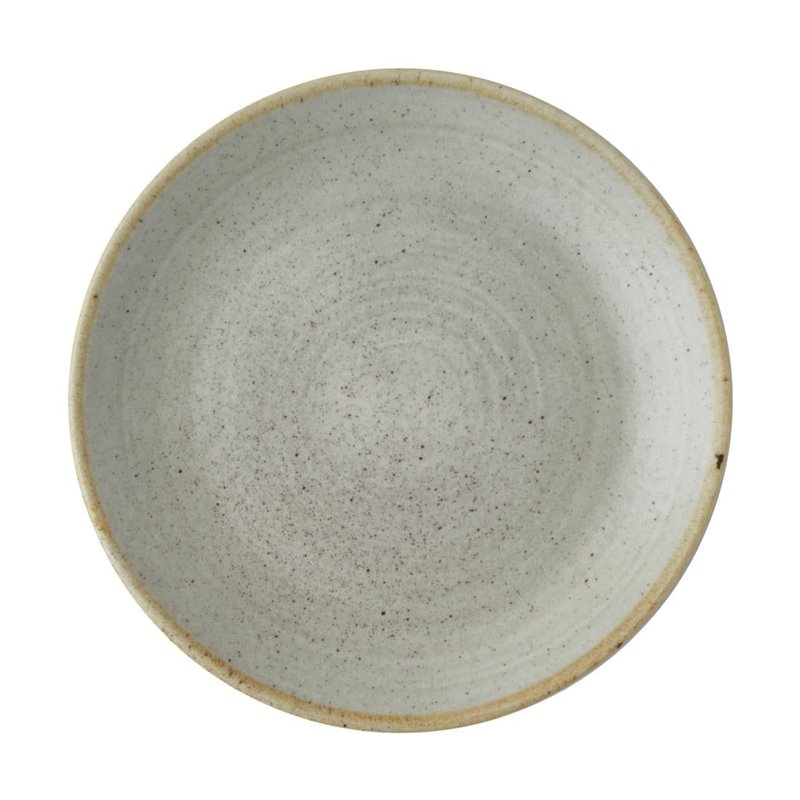 Assiettes rondes Churchill Stonecast Raw Evolve Grey 220mm (Lot de 12) - Gastronoble - CX653