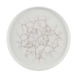 Assiettes avec rebord Churchill Studio Prints Kintsugi Agate Grey 260mm (Lot de 6) - Gastronoble - CX677