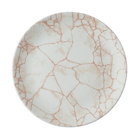 Assiettes rondes Churchill Studio Prints Kintsugi Evolve Coral 260mm (Lot de 12) - Gastronoble - CX678