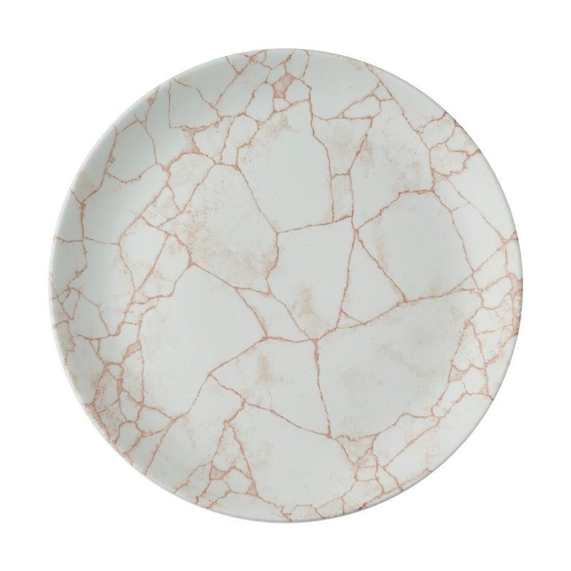 Assiettes rondes Churchill Studio Prints Kintsugi Evolve Coral 285mm (Lot de 12) - Gastronoble - CX679