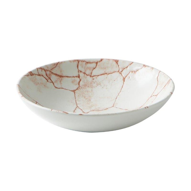 Assiettes coupes rondes Churchill Studio Prints Kintsugi Evolve Coral 184mm (Lot de 12) - Gastronoble - CX680