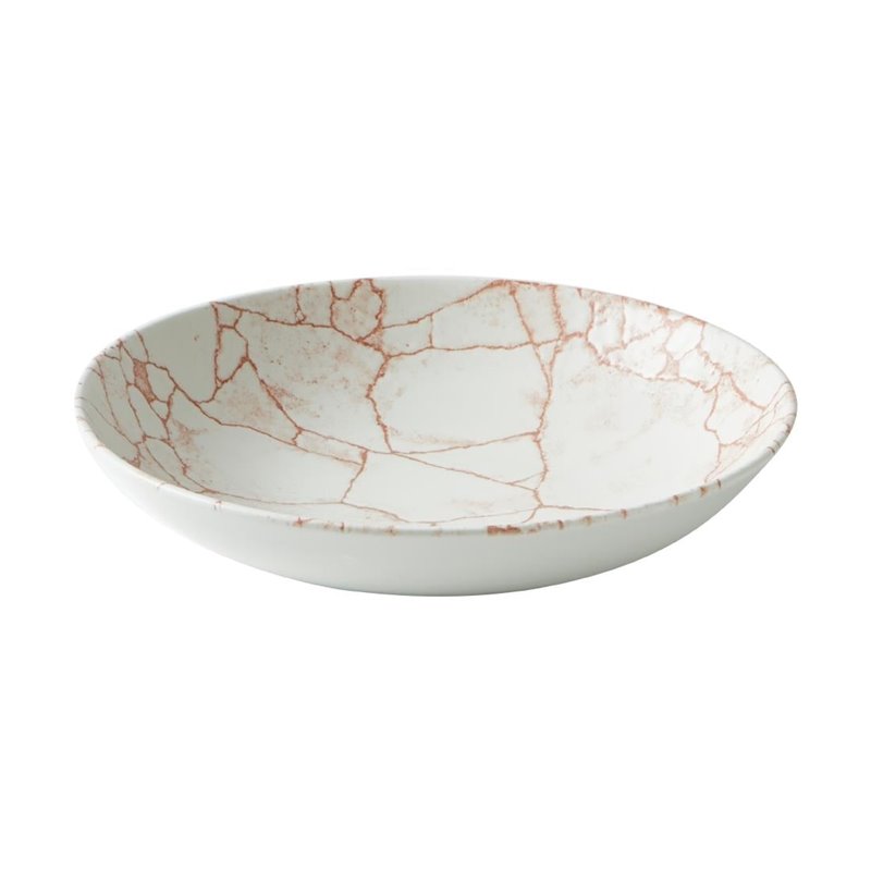 Assiettes coupes rondes Churchill Studio Prints Kintsugi Evolve Coral 248mm (Lot de 12) - Gastronoble - CX681