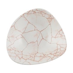 Bols triangulaires Churchill Studio Prints Kintsugi Lotus Coral 178mm (Lot de 12) - Gastronoble - CX686