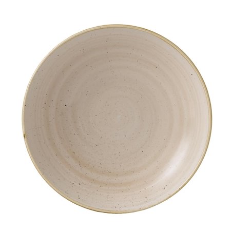 Assiettes coupes rondes Churchill Stonecast Nutmeg 248mm (Lot de 12) - Gastronoble - CY961
