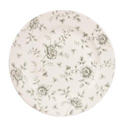 Assiettes plates Churchill Vintage Prints Rose ChintzGrey 305mm (Lot de 6) - Gastronoble - DA664