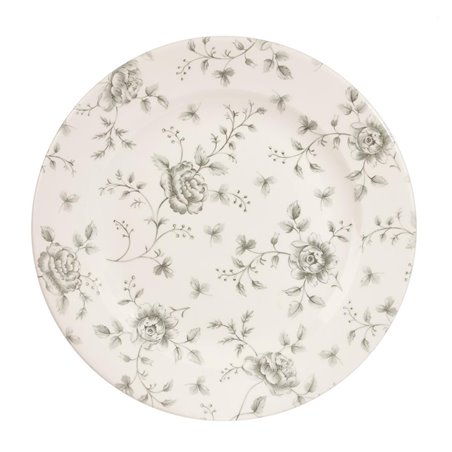 Assiettes plates Churchill Vintage Prints Rose ChintzGrey 305mm (Lot de 6) - Gastronoble - DA664
