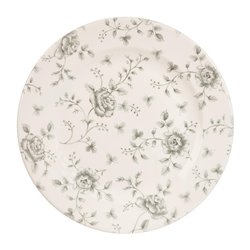Assiettes plates Churchill Vintage Prints Rose ChintzGrey 276mm (Lot de 6) - Gastronoble - DA665