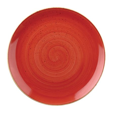 Assiettes rondes Churchill Stonecast Berry Red 288mm (Lot de 12) - Gastronoble - DB060