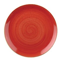 Assiettes rondes Churchill Stonecast Berry Red 260mm (Lot de 12) - Gastronoble - DB061