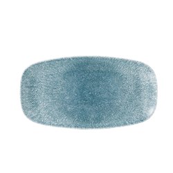 Assiettes oblongues Churchill Studio Prints Raku Oblong 355mm Topaz Blue (Lot de 6) - Gastronoble - DE880