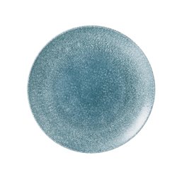 Assiettes rondes Churchill Studio Prints Raku Large Topaz Blue 288mm (Lot de 12) - Gastronoble - DE882