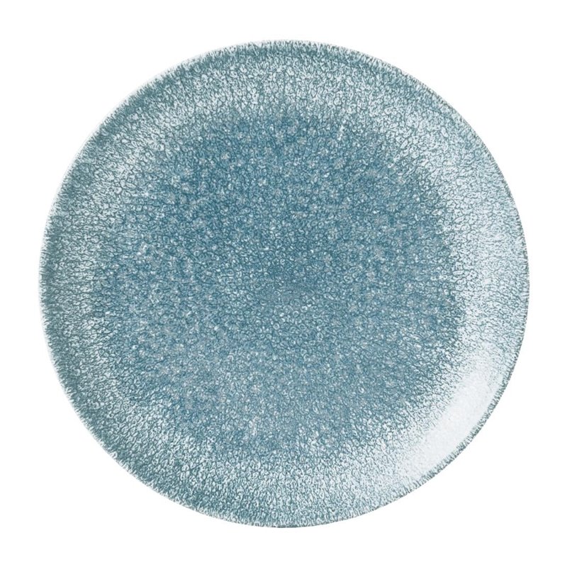Assiettes rondes Churchill Studio Prints Raku Topaz Blue 165mm (Lot de 12) - Gastronoble - DE885