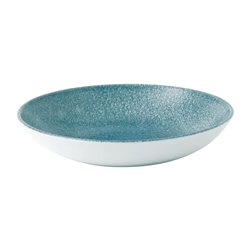 Assiettes coupe ronde Churchill Studio Prints Raku Topaz Blue 182mm (Lot de 12) - Gastronoble - DE889