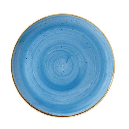Assiettes rondes Churchill Stonecast Cornflower Blue 288mm (Lot de 12) - Gastronoble - DF764