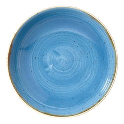 Assiettes coupes rondes Churchill Stonecast Cornflower Blue 248mm (Lot de 12) - Gastronoble - DF776