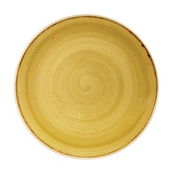 Assiettes rondes Churchill Stonecast Mustard Seed Yellow 260mm (Lot de 12) - Gastronoble - DF785
