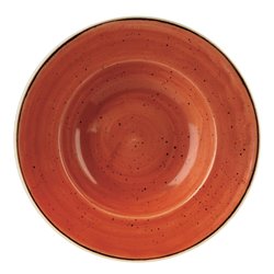 Bols &agrave; bord large Churchill Stonecast Spiced Orange 277mm (Lot de 12) - Gastronoble - DF794