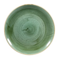 Assiettes rondes Churchill Stonecast Samphire Green 260mm (Lot de 12) - Gastronoble - DF995