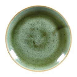 Assiettes rondes Churchill Stonecast Samphire Green 165mm (Lot de 12) - Gastronoble - DF997