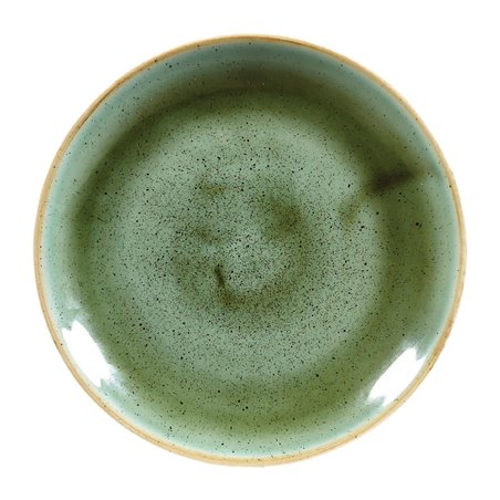 Assiettes rondes Churchill Stonecast Samphire Green 165mm (Lot de 12) - Gastronoble - DF997