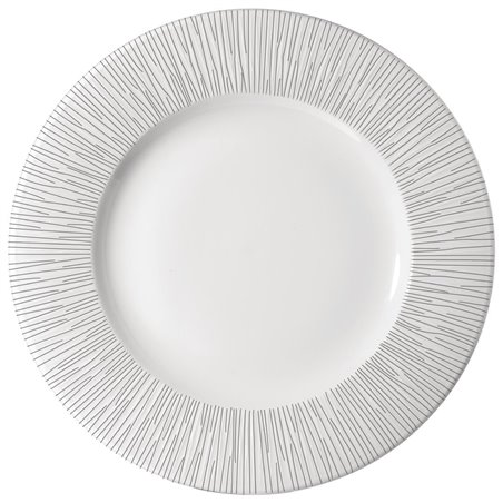 Assiettes &agrave; bord large Churchill Bambou 301mm (Lot de 12) - Gastronoble - DK401