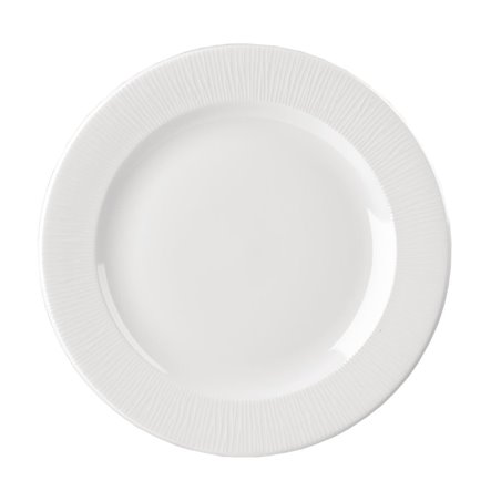 Assiettes &agrave; bord large Churchill Bamboo 280mm (Lot de 12) - Gastronoble - DK429