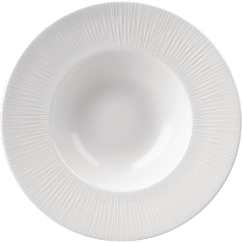 Bols moyens &agrave; bord large Churchill Bamboo 241mm (Lot de 12) - Gastronoble - DK455