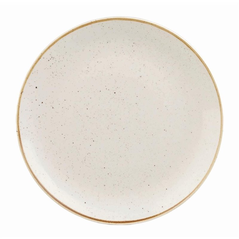 Assiettes rondes Churchill Stonecast Barley White 165mm (Lot de 12) - Gastronoble - DK520