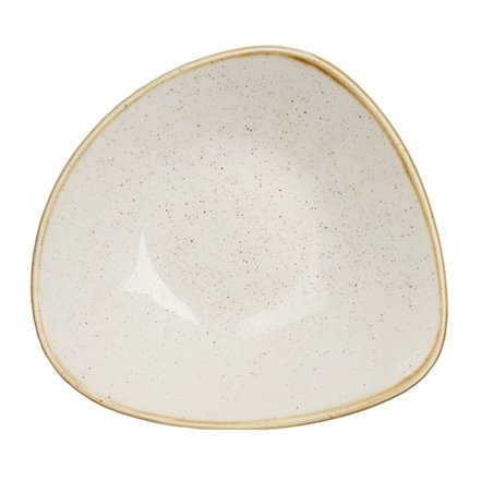 Bols triangulaires Churchill Stonecast Barley White 228mm (Lot de 12) - Gastronoble - DK525