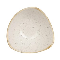Bols triangulaires Churchill Stonecast Barley White 178mm (Lot de 12) - Gastronoble - DK526