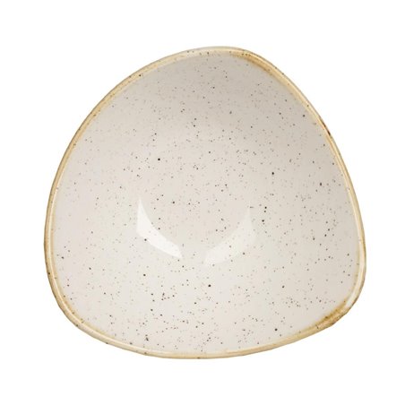 Bols triangulaires Churchill Stonecast Barley White 178mm (Lot de 12) - Gastronoble - DK526