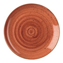 Assiettes rondes Churchill Stonecast Spiced Orange 165mm (Lot de 12) - Gastronoble - DK538