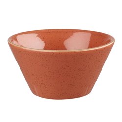 Bols &agrave; soupe Churchill Stonecast Spiced Orange 295mm (Lot de 12) - Gastronoble - DK547