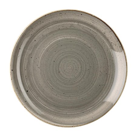 Assiettes rondes Churchill Stonecast Peppercorn Grey 165mm (Lot de 12) - Gastronoble - DK555
