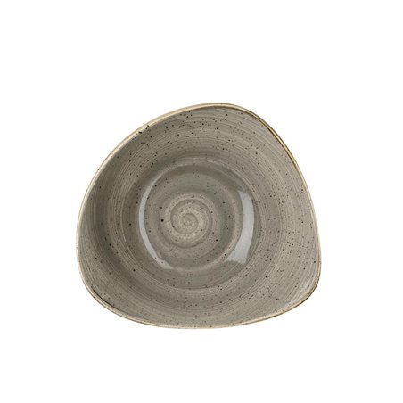 Bols triangulaires Churchill Stonecast Peppercorn Grey 250mm (Lot de 12) - Gastronoble - DK560