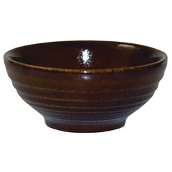Bols &agrave; soupe Churchill Bit on the Side Brown 102mm (Lot de 12) - Gastronoble - DL409