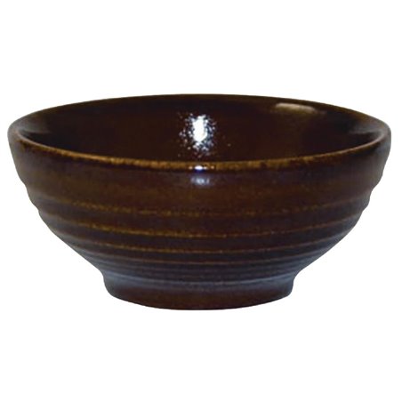 Bols &agrave; soupe Churchill Bit on the Side Brown 102mm (Lot de 12) - Gastronoble - DL409