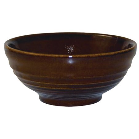 Bols &agrave; soupe Churchill Bit on the Side Brown 120mm (Lot de 12) - Gastronoble - DL410