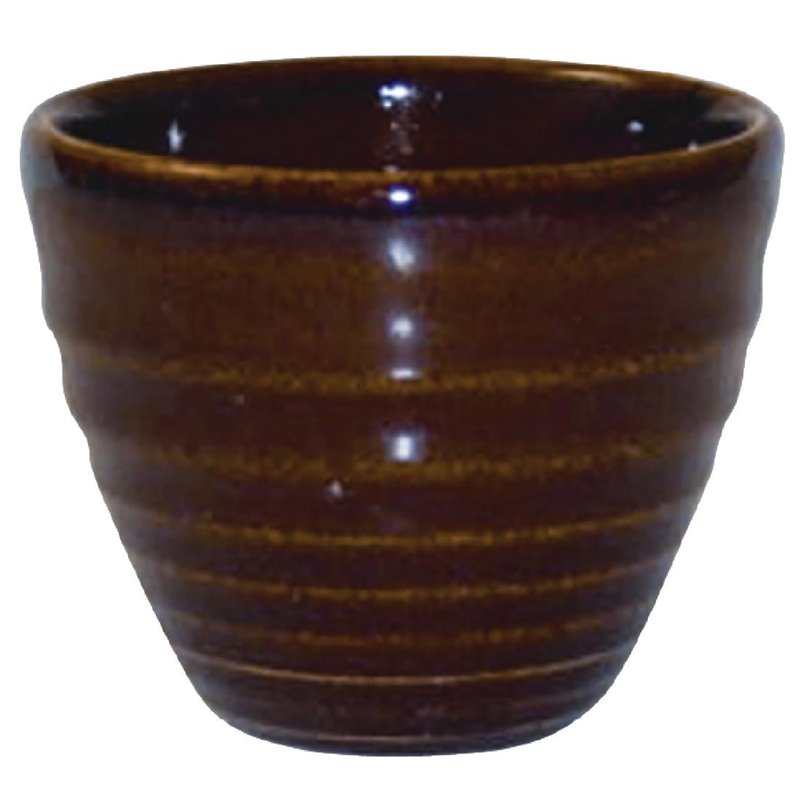 Pots &agrave; sauce Churchill Bit on the Side Brown 114ml (Lot de 12) - Gastronoble - DL419