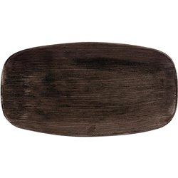 Assiettes oblongues Churchill Stonecast Patina 355mm (Lot de 6) - Gastronoble - DR659