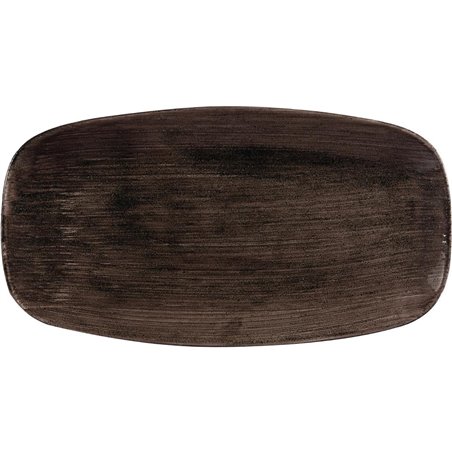 Assiettes oblongues Churchill Stonecast Patina 355mm (Lot de 6) - Gastronoble - DR659