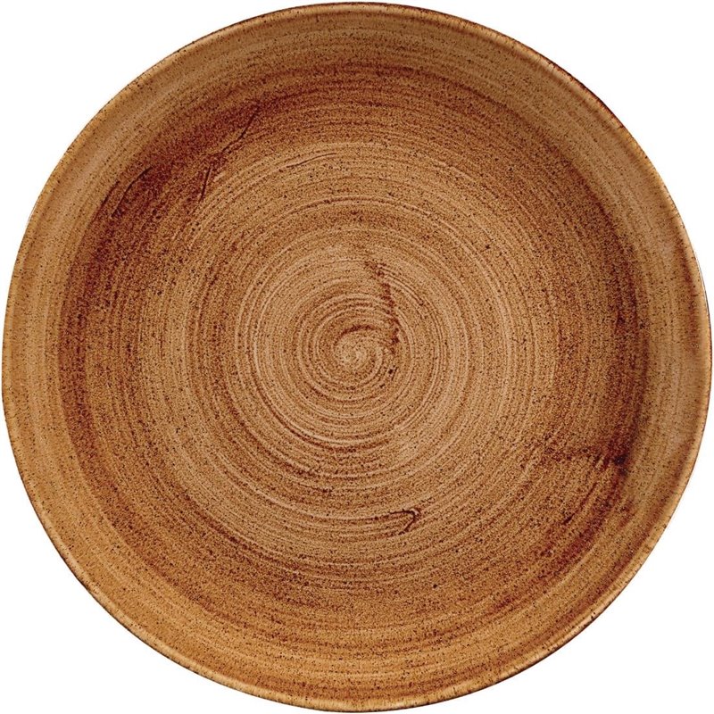 Assiettes rondes Churchill Stonecast Patina Vintage Copper 288mm (Lot de 12) - Gastronoble - DR660