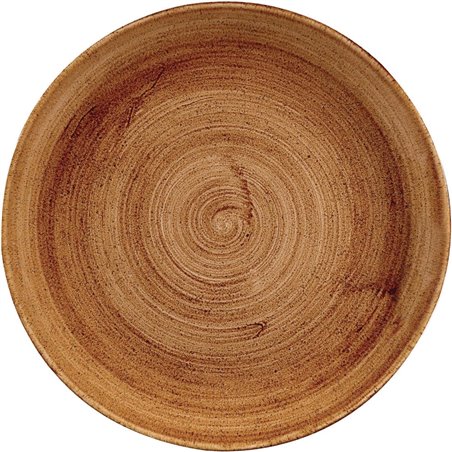 Assiettes rondes Churchill Stonecast Patina Vintage Copper 288mm (Lot de 12) - Gastronoble - DR660