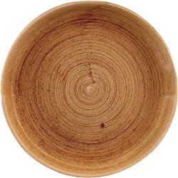 Assiettes rondes Churchill Stonecast Patina Vintage Copper 260mm (Lot de 12) - Gastronoble - DR661