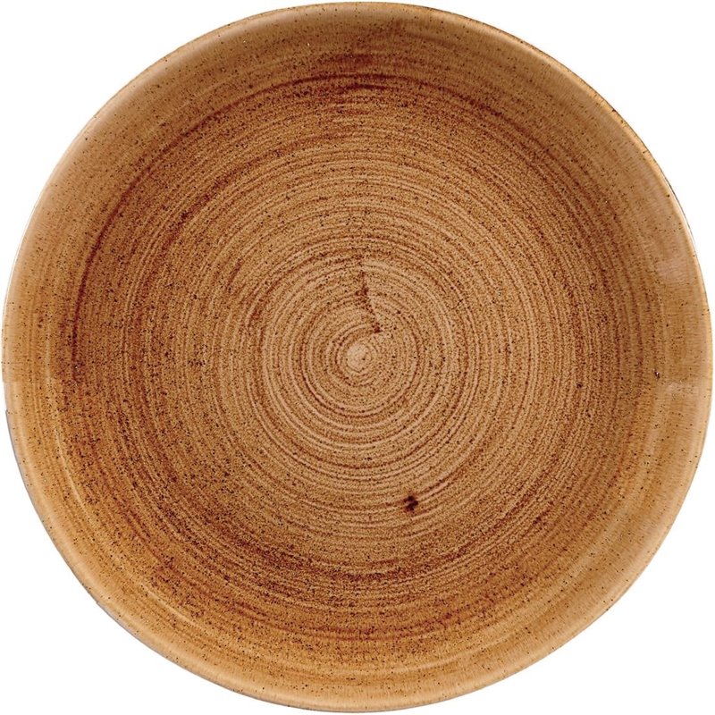 Assiettes rondes Churchill Stonecast Patina Vintage Copper 260mm (Lot de 12) - Gastronoble - DR661