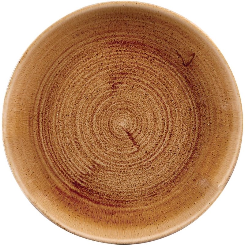 Assiettes rondes Churchill Stonecast Patina Vintage Copper 165mm (Lot de 12) - Gastronoble - DR663