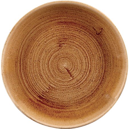 Assiettes rondes Churchill Stonecast Patina Vintage Copper 165mm (Lot de 12) - Gastronoble - DR663