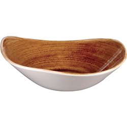 Bols triangulaires Churchill Stonecast Patina Vintage Copper 235mm (Lot de 12) - Gastronoble - DR666