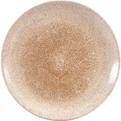 Assiettes coupes rondes Churchill Studio Prints Raku Garnet Orange 248mm (Lot de 12) - Gastronoble - DR704
