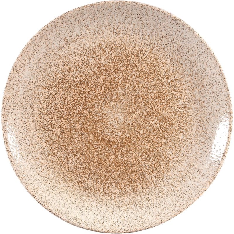 Assiettes coupes rondes Churchill Studio Prints Raku Garnet Orange 248mm (Lot de 12) - Gastronoble - DR704